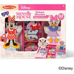 Melissa & Doug Minnie Mouse Daisy Duck Deluxe Wooden Magnetic Dress-Up NWT